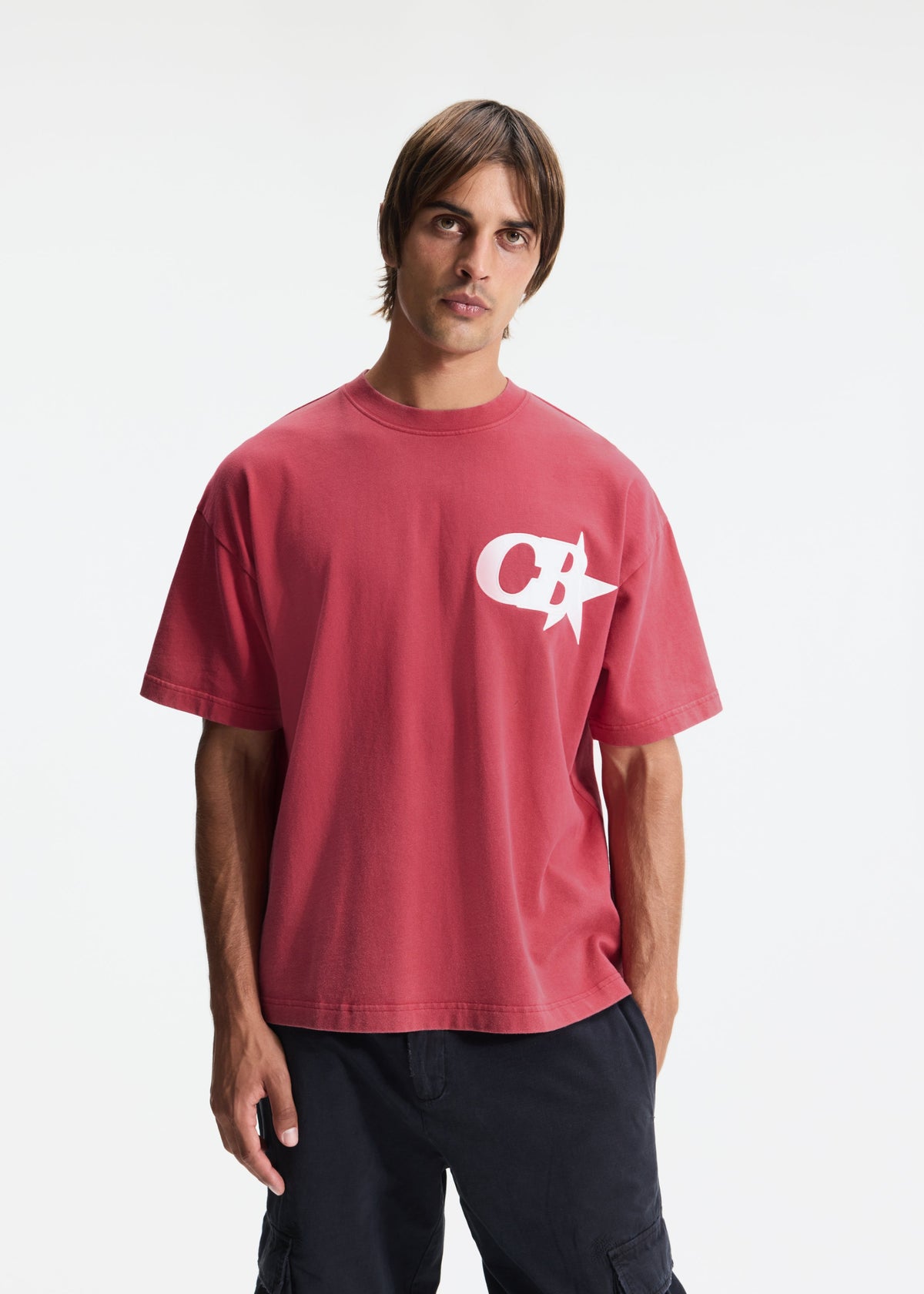 Cb star applique t-shirt