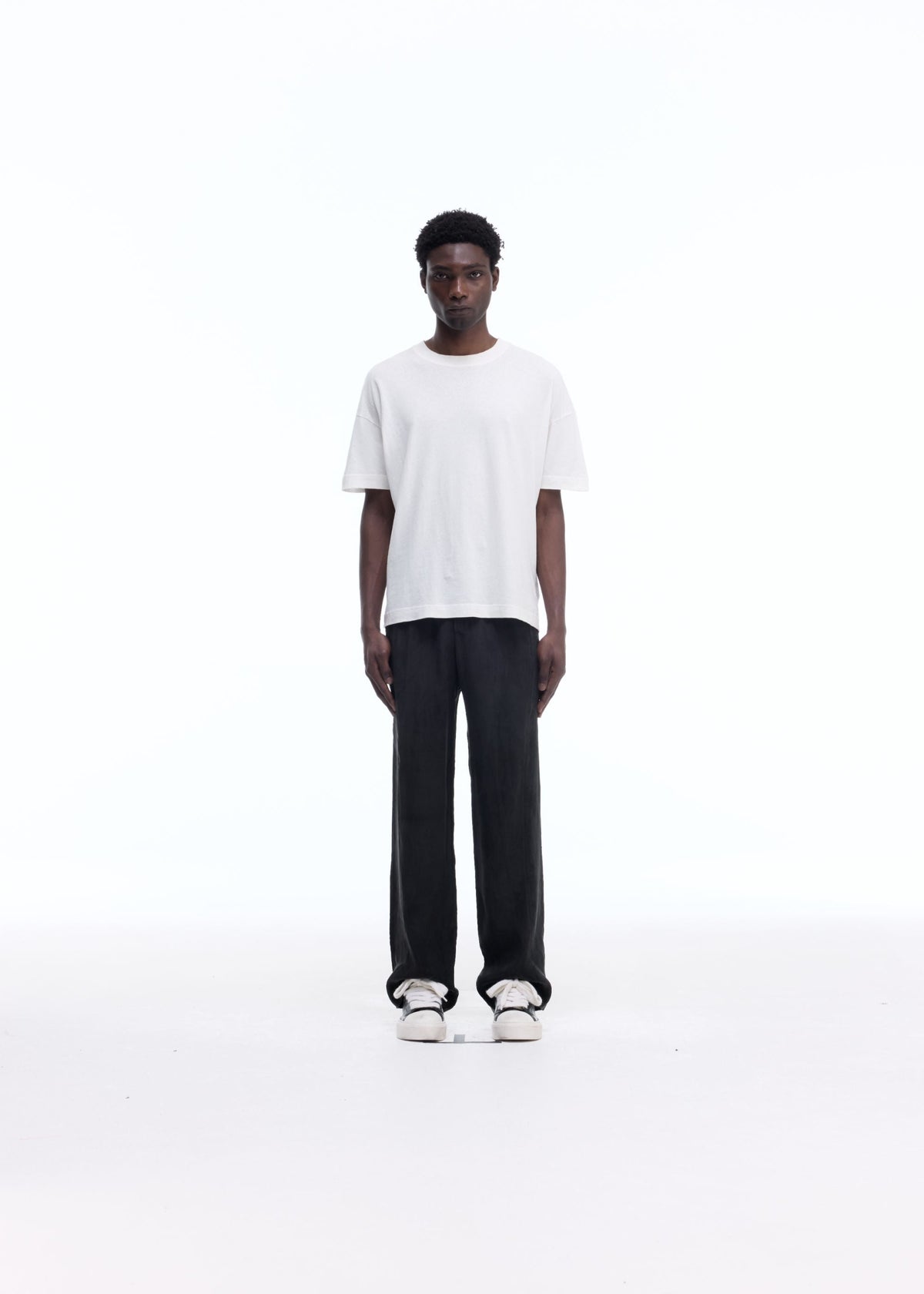 Sandwashed satin pants