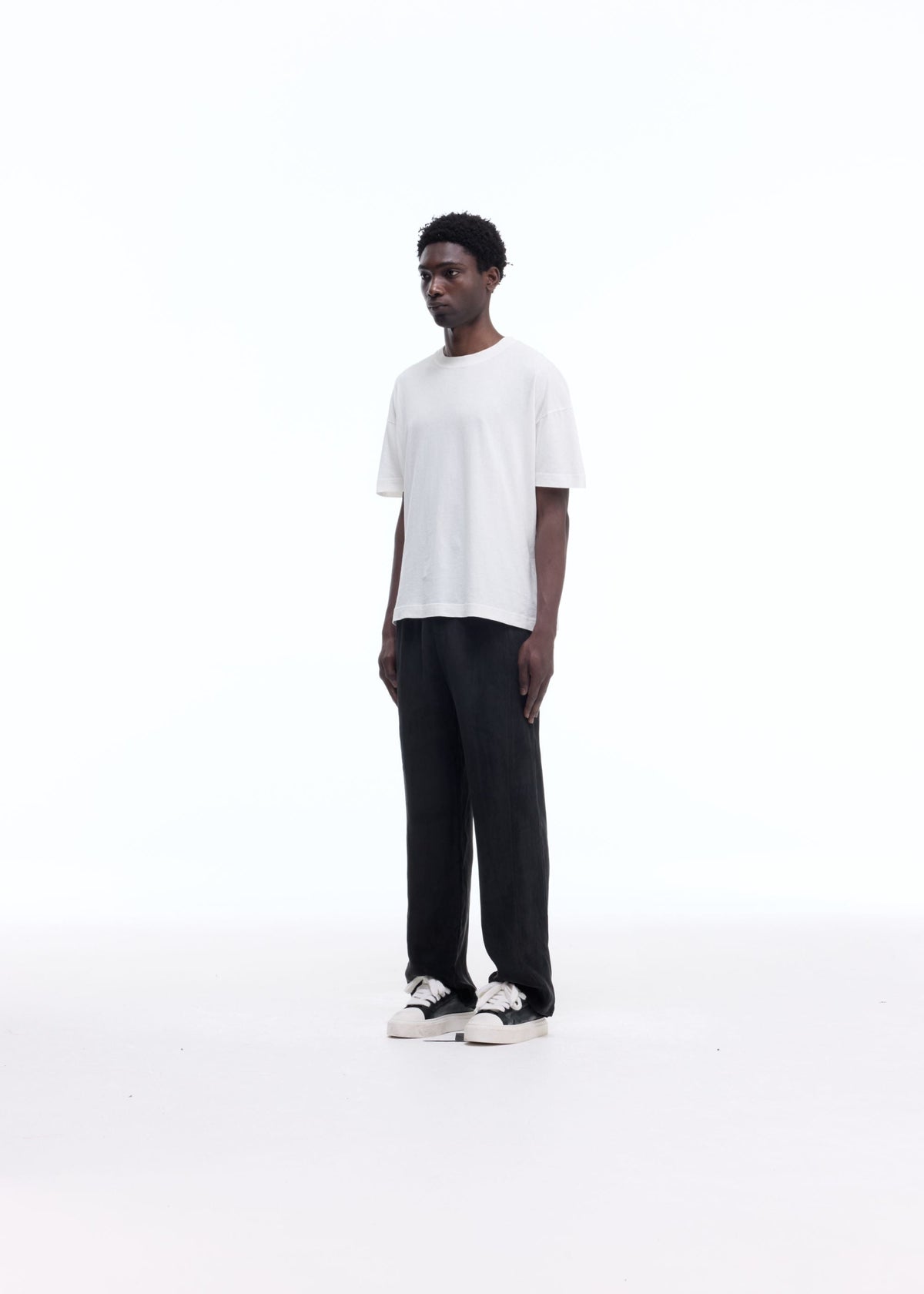 Sandwashed satin pants