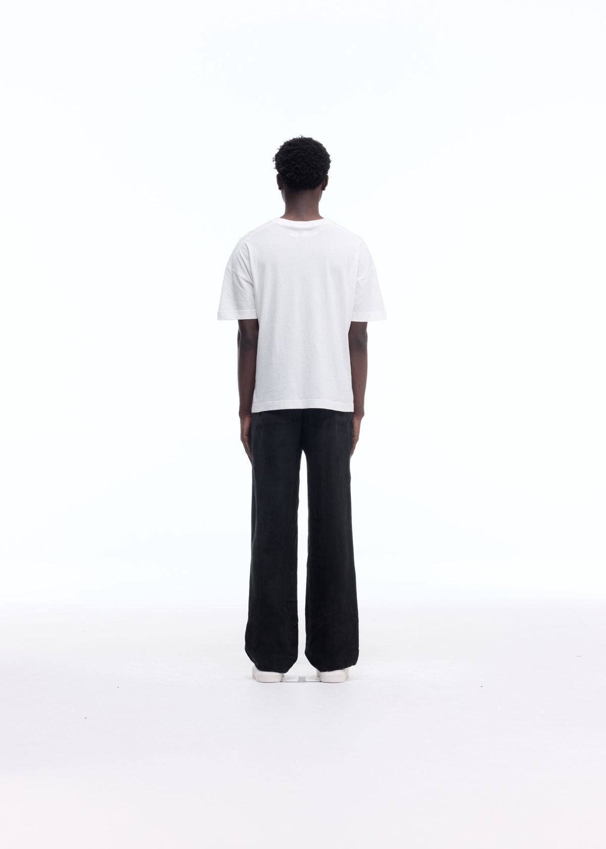 Sandwashed satin pants