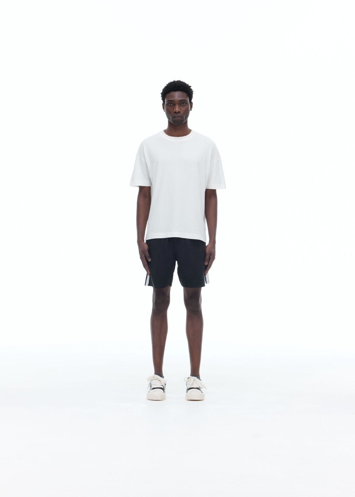 Sandwash stripe shorts