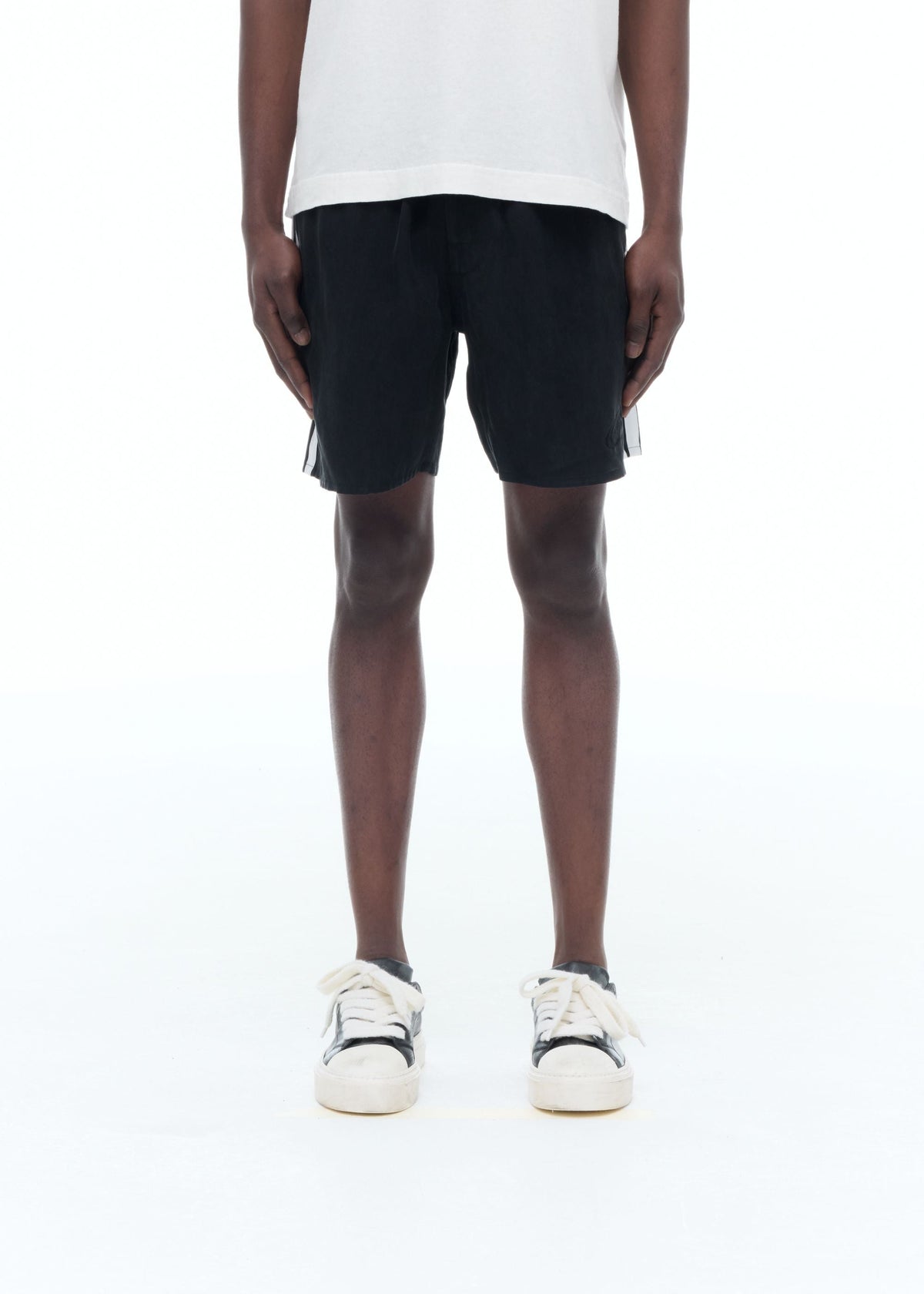 Sandwash stripe shorts
