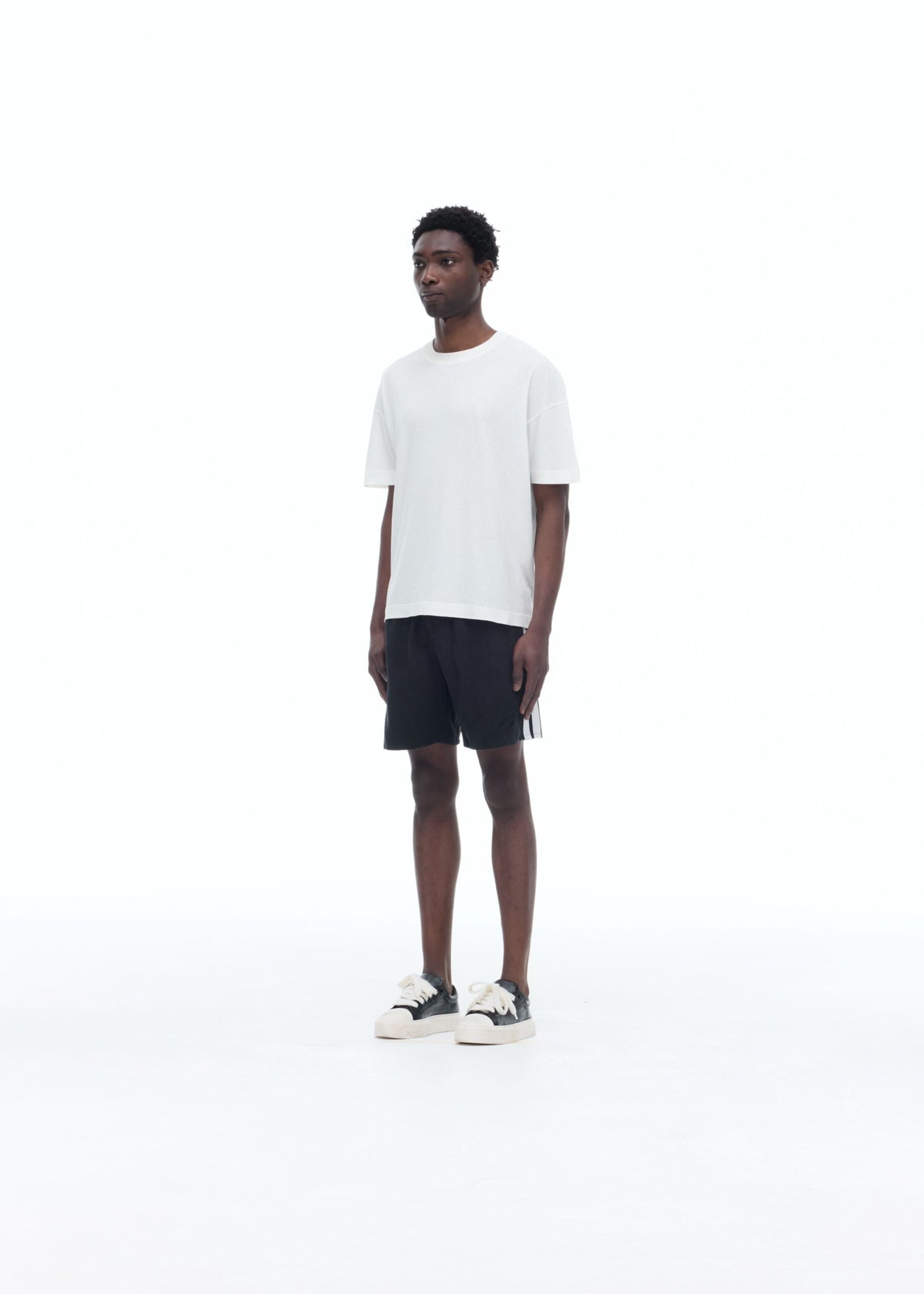 Sandwash stripe shorts