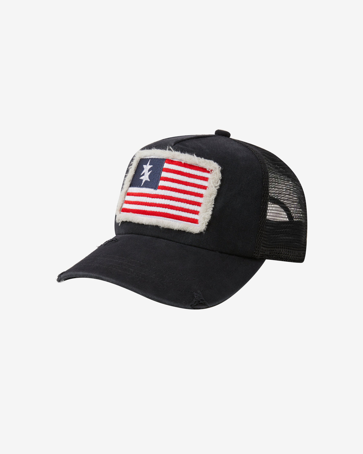 Double star flag cap