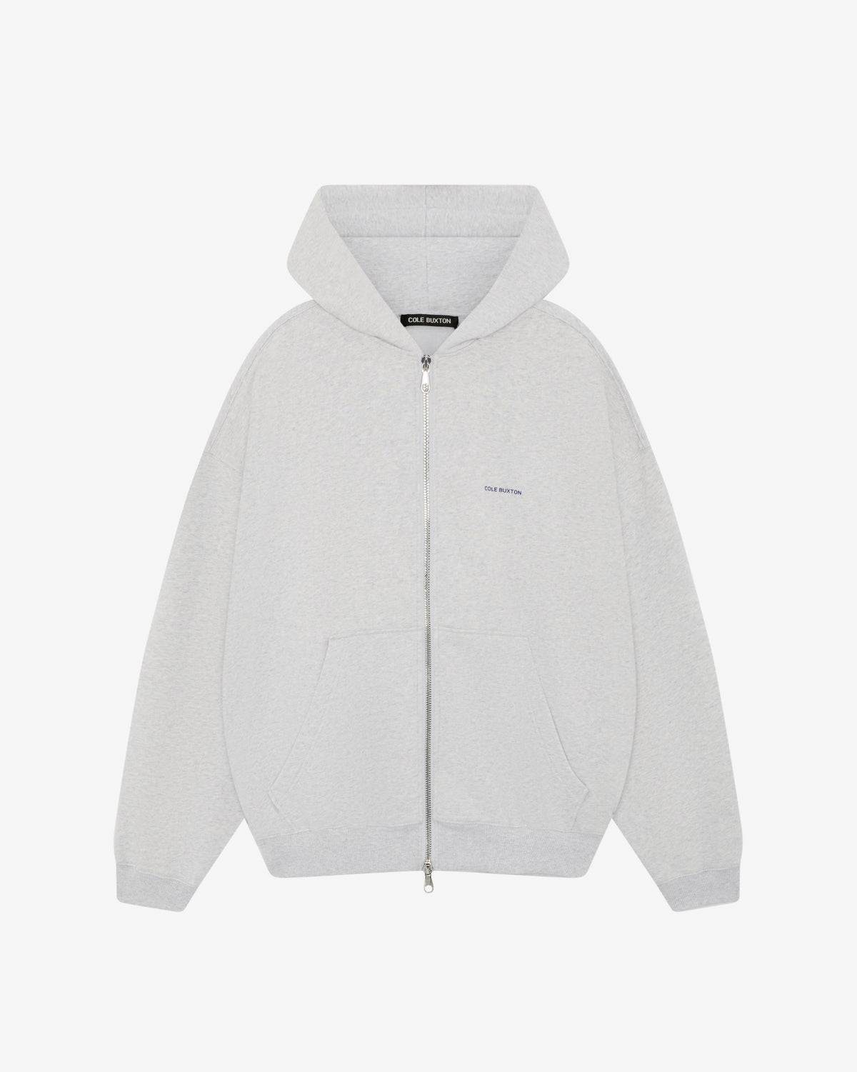 Mini logo zipped hoodie