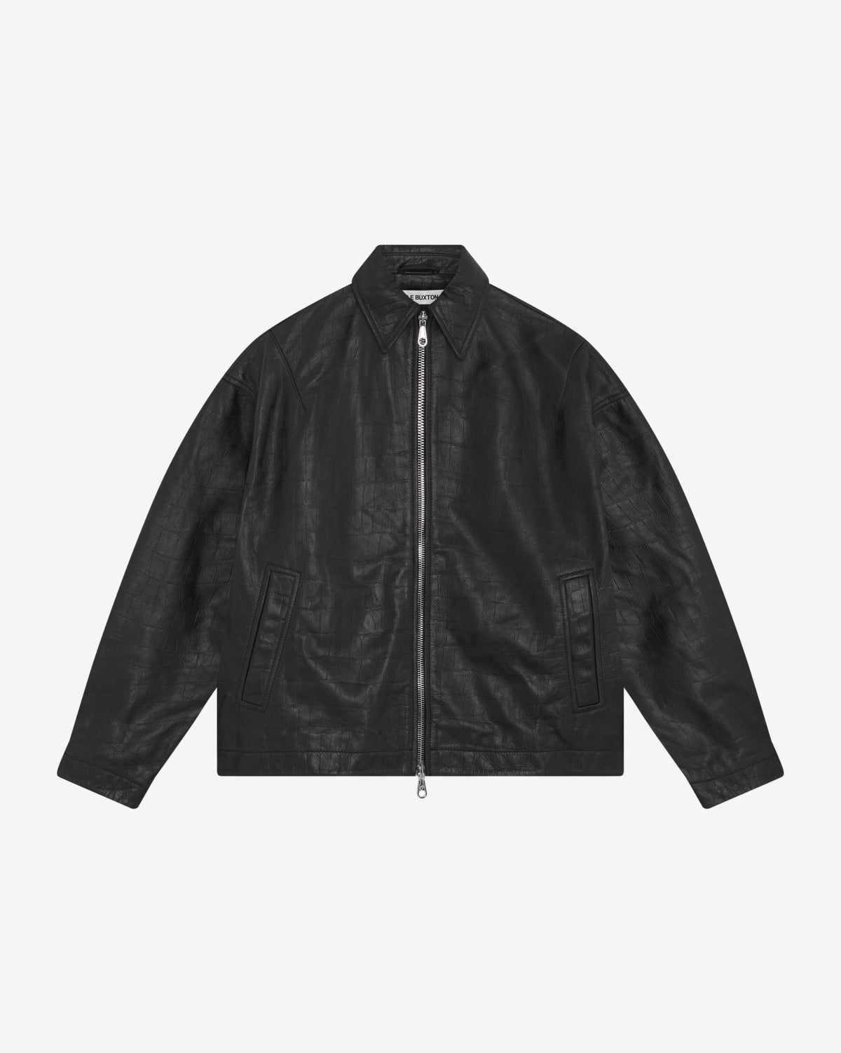 Croc leather jacket