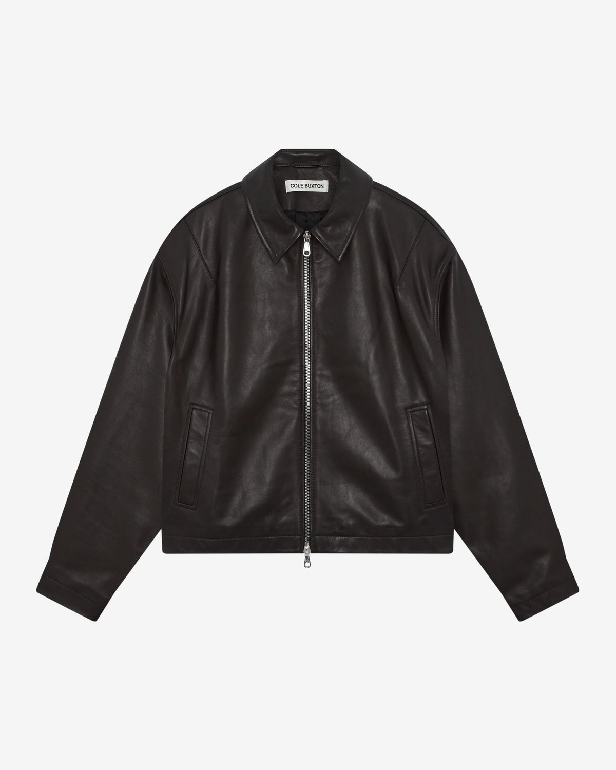 Light lamb leather jacket