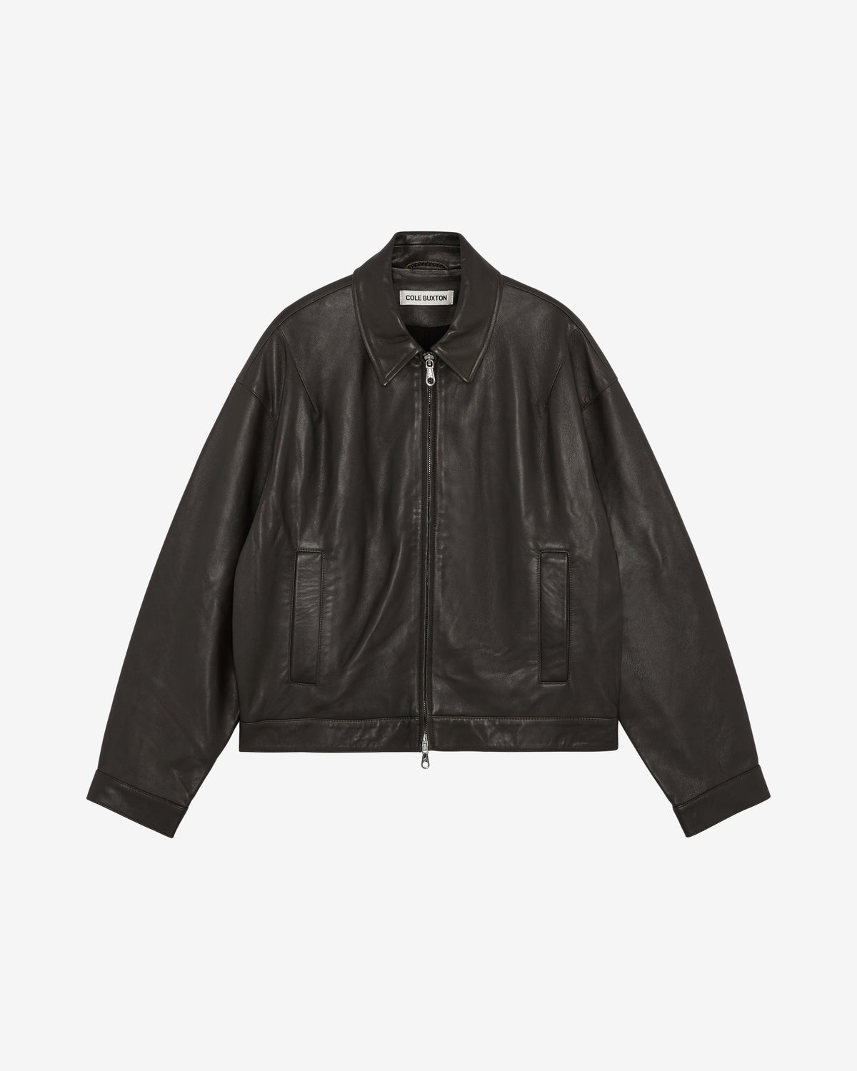 Light leather jacket