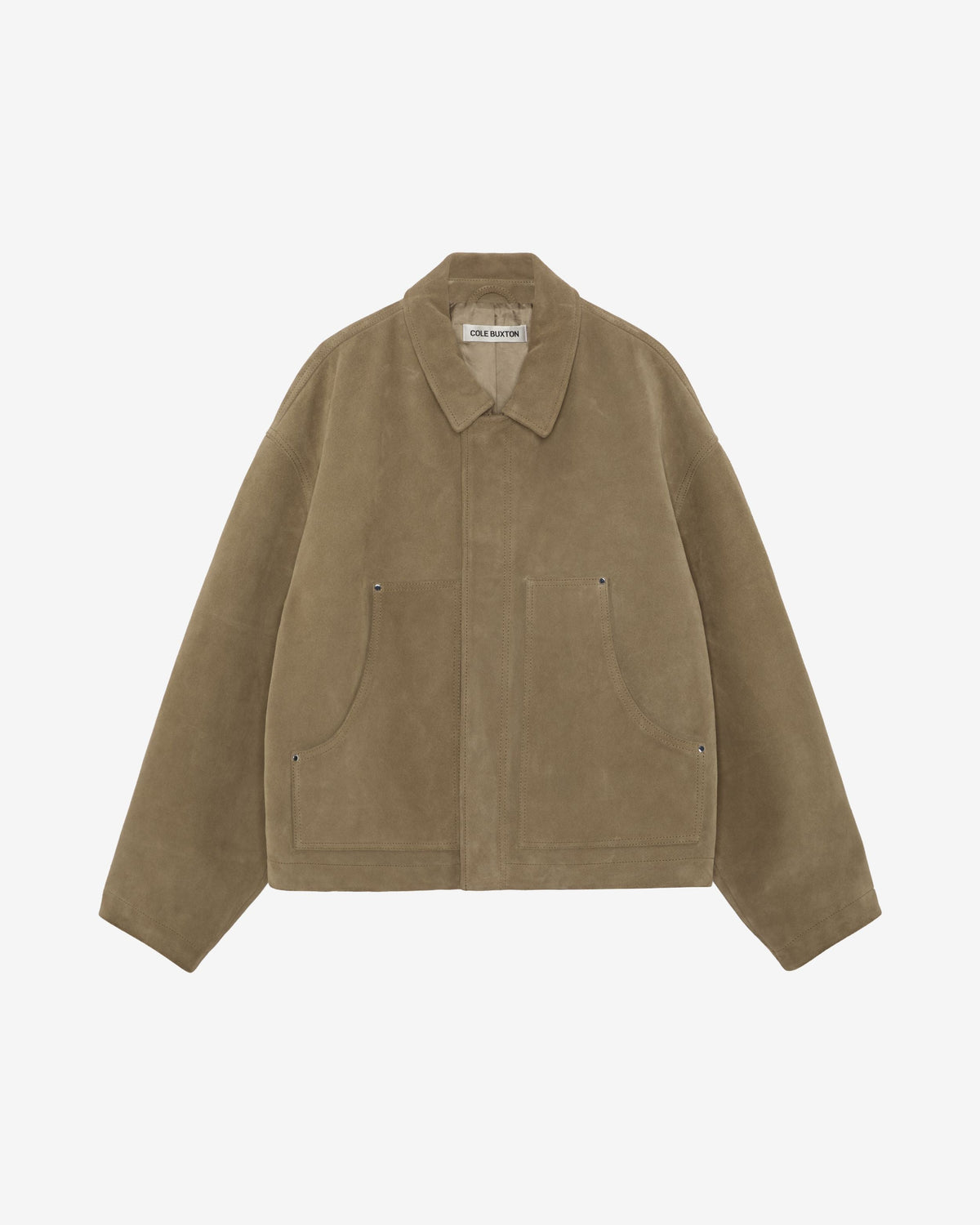 Suede carpenter jacket