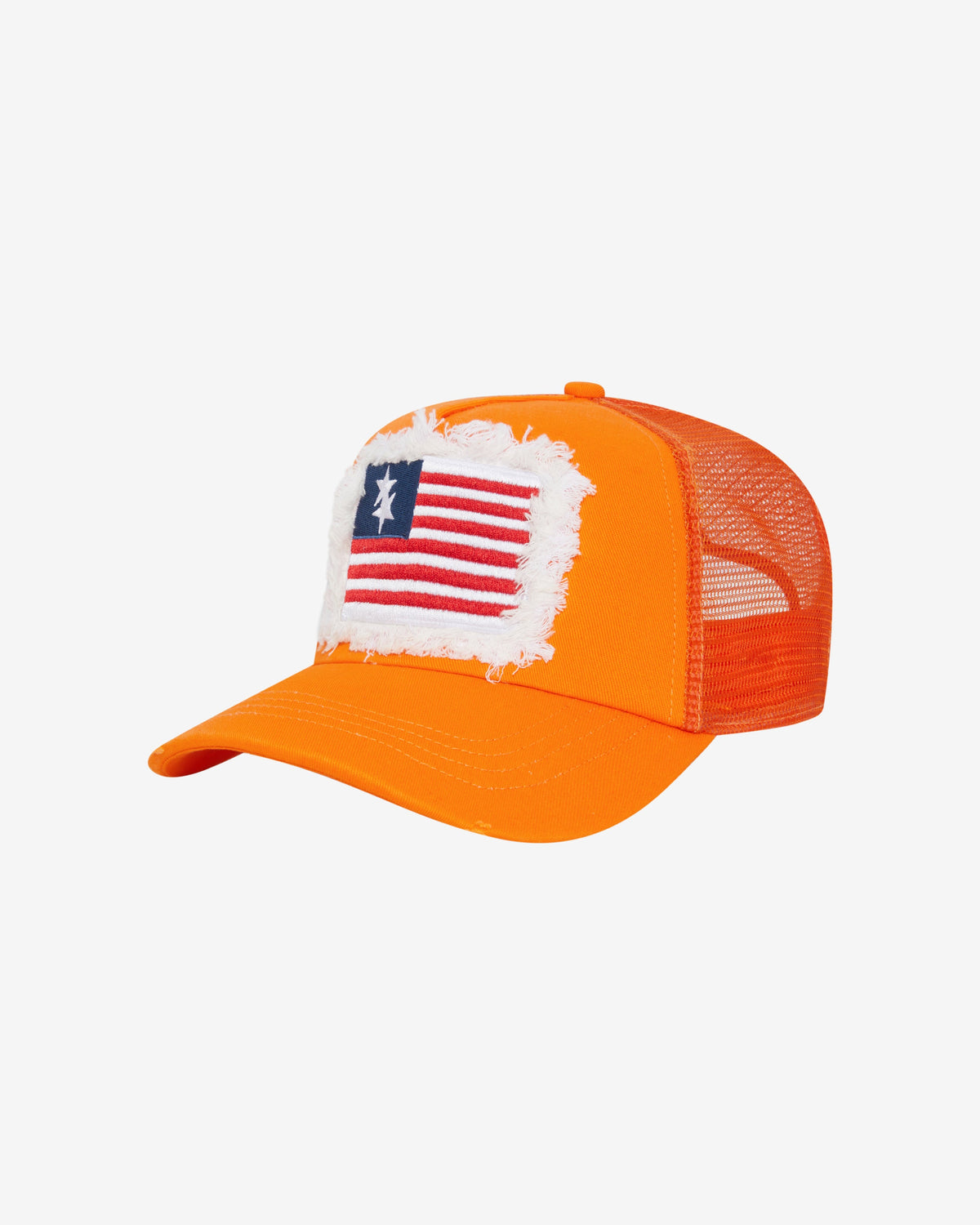 Double star flag cap