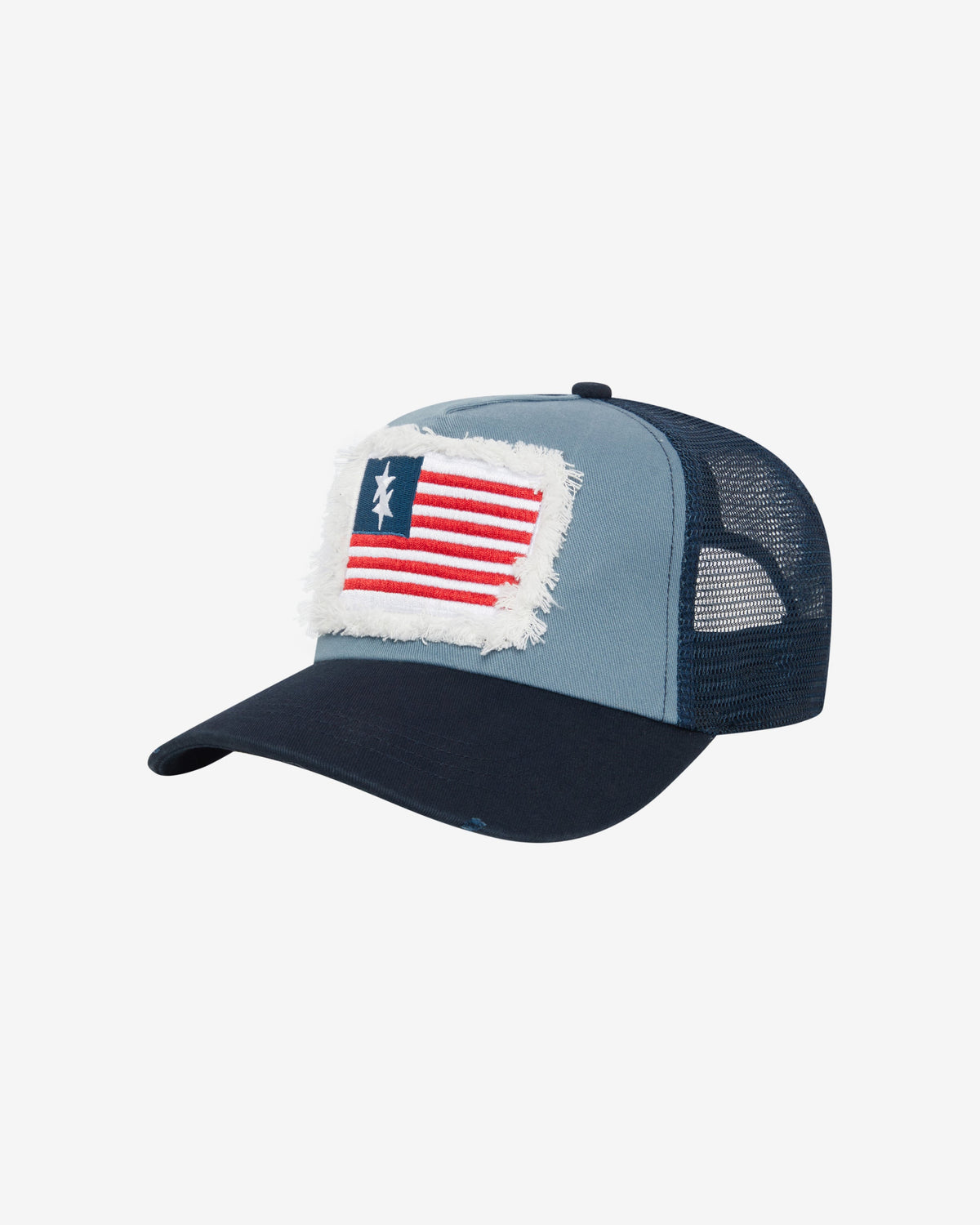 Double star flag cap