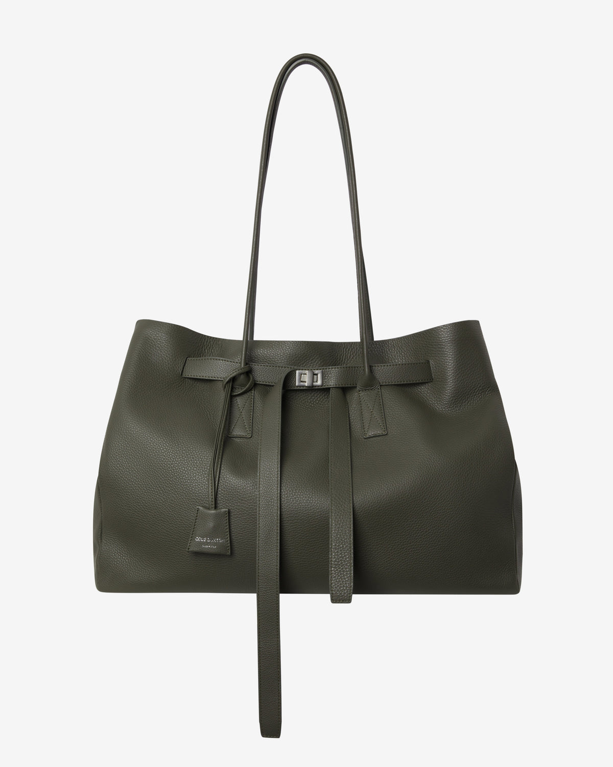 Leather holdall 50