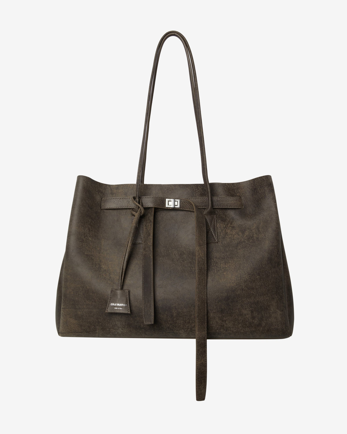 Leather holdall 50