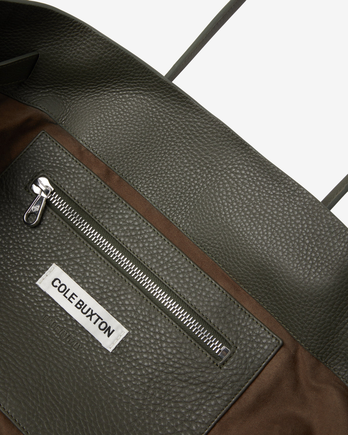 Leather holdall 50