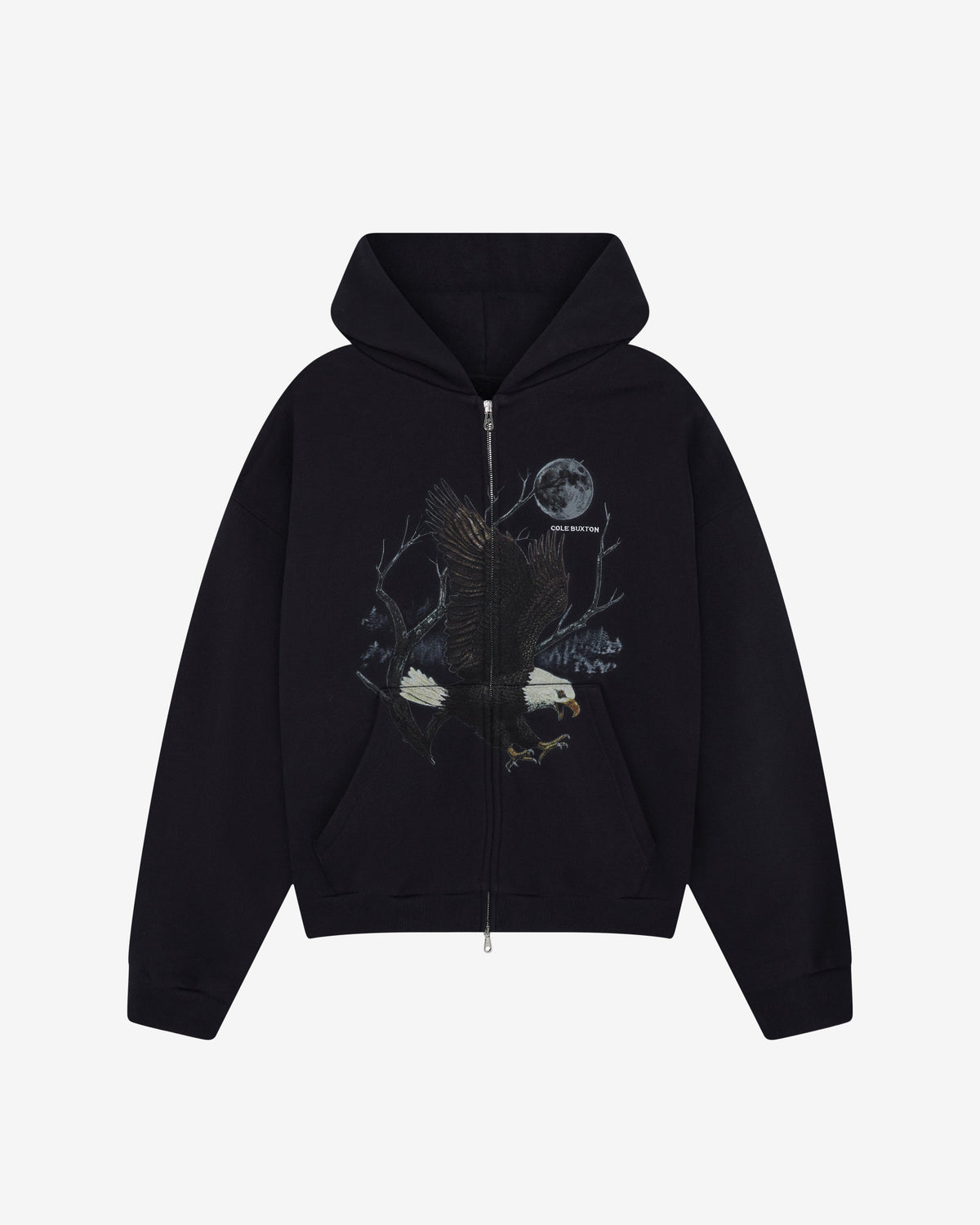 Eagle zipped hoodie