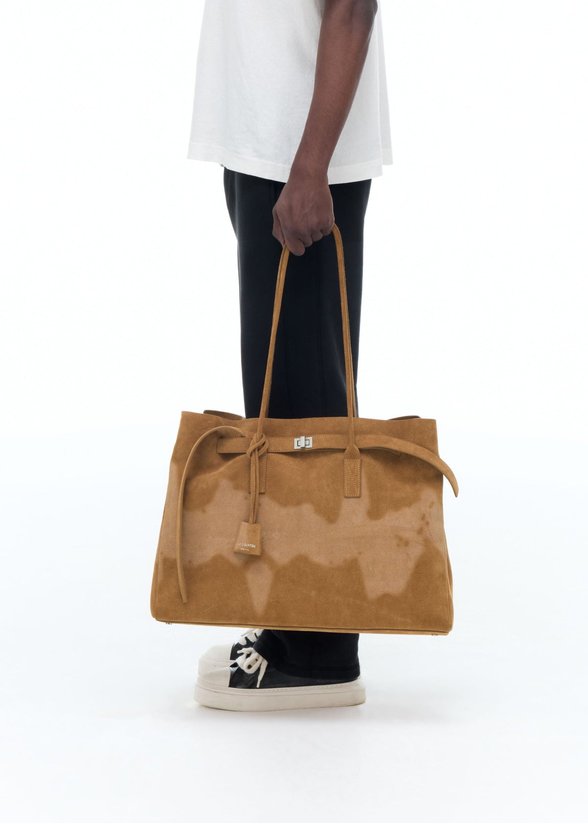 Leather holdall 50