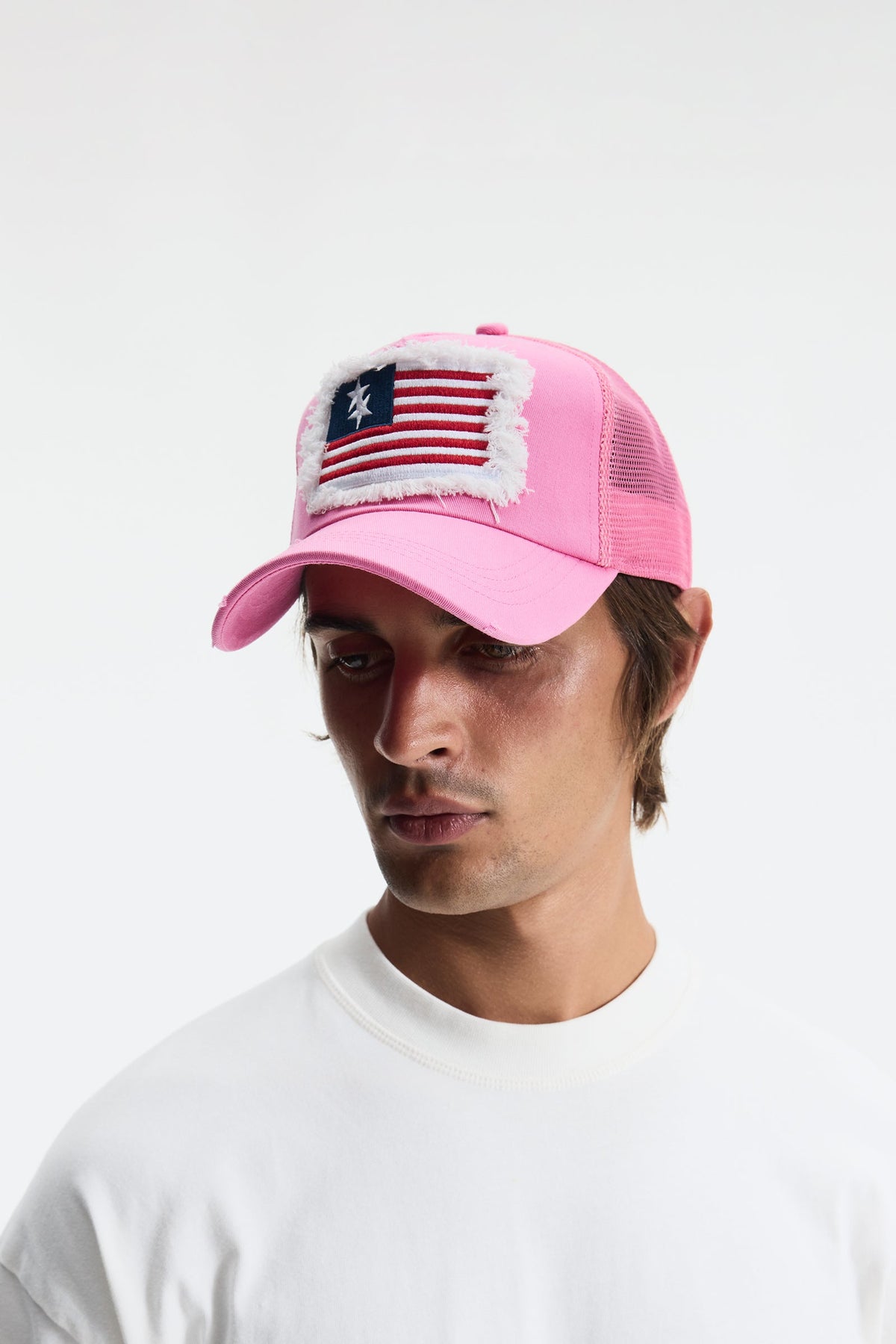 Double star flag cap
