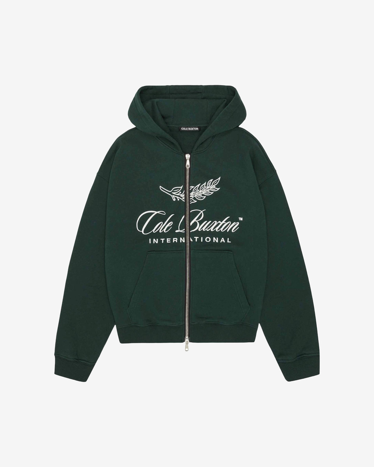 International zipped hoodie
