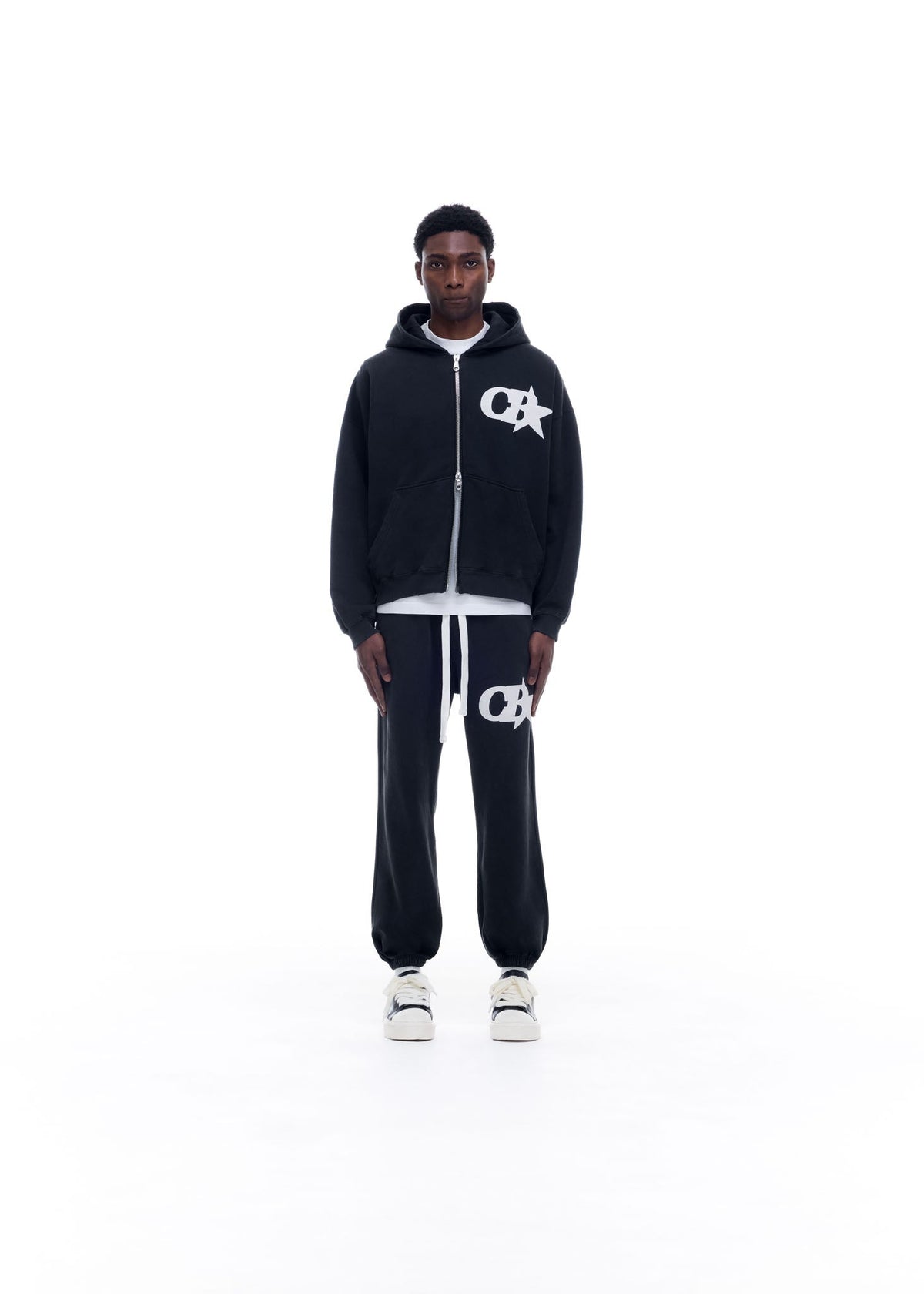 Cb star zipped hoodie