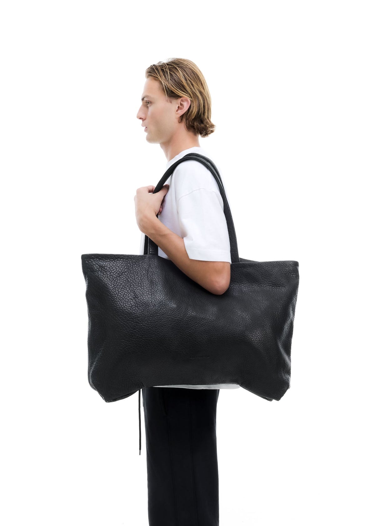 Shrunken leather heathrow handbag