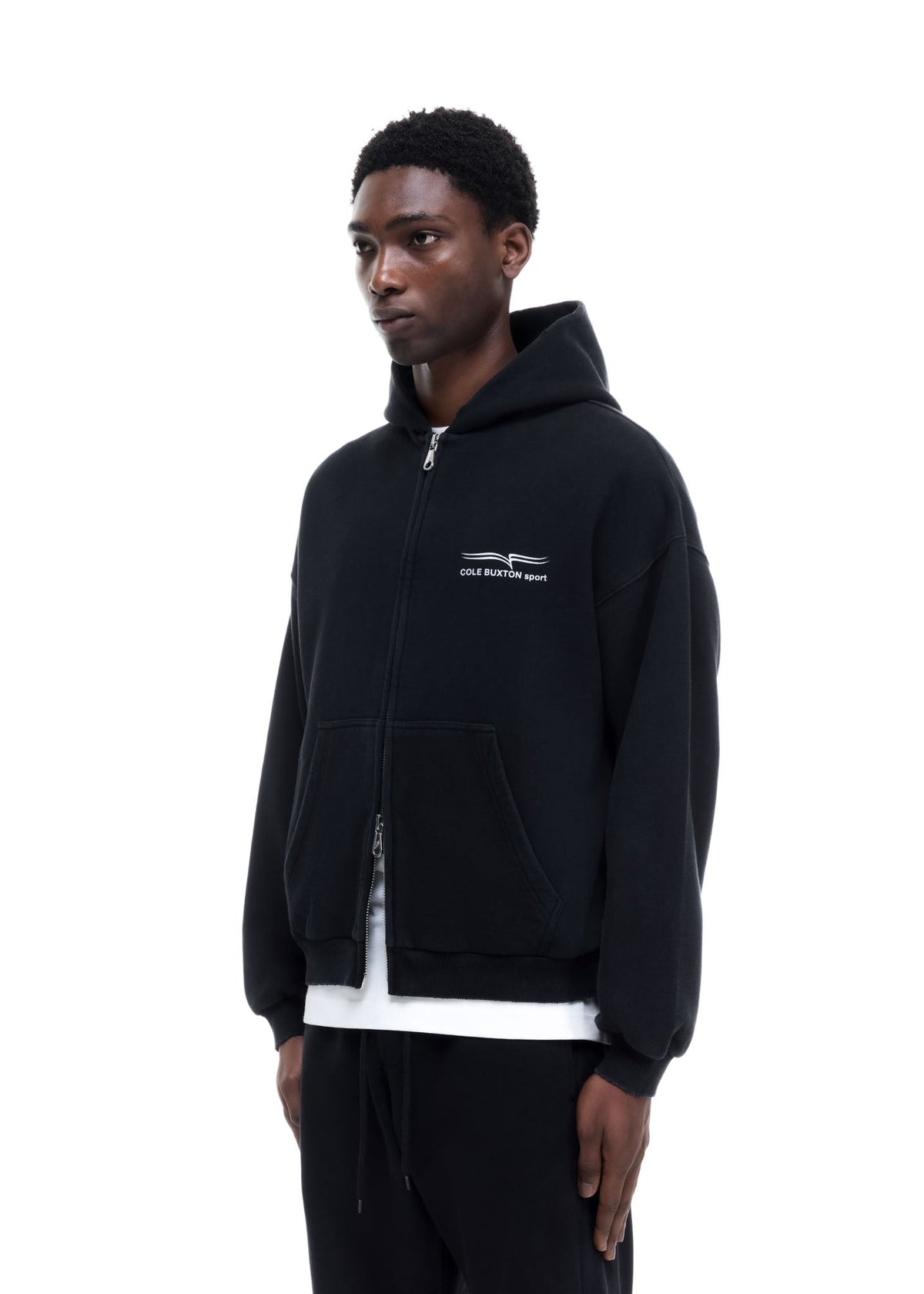 Cole buxton sport zipped hoodie