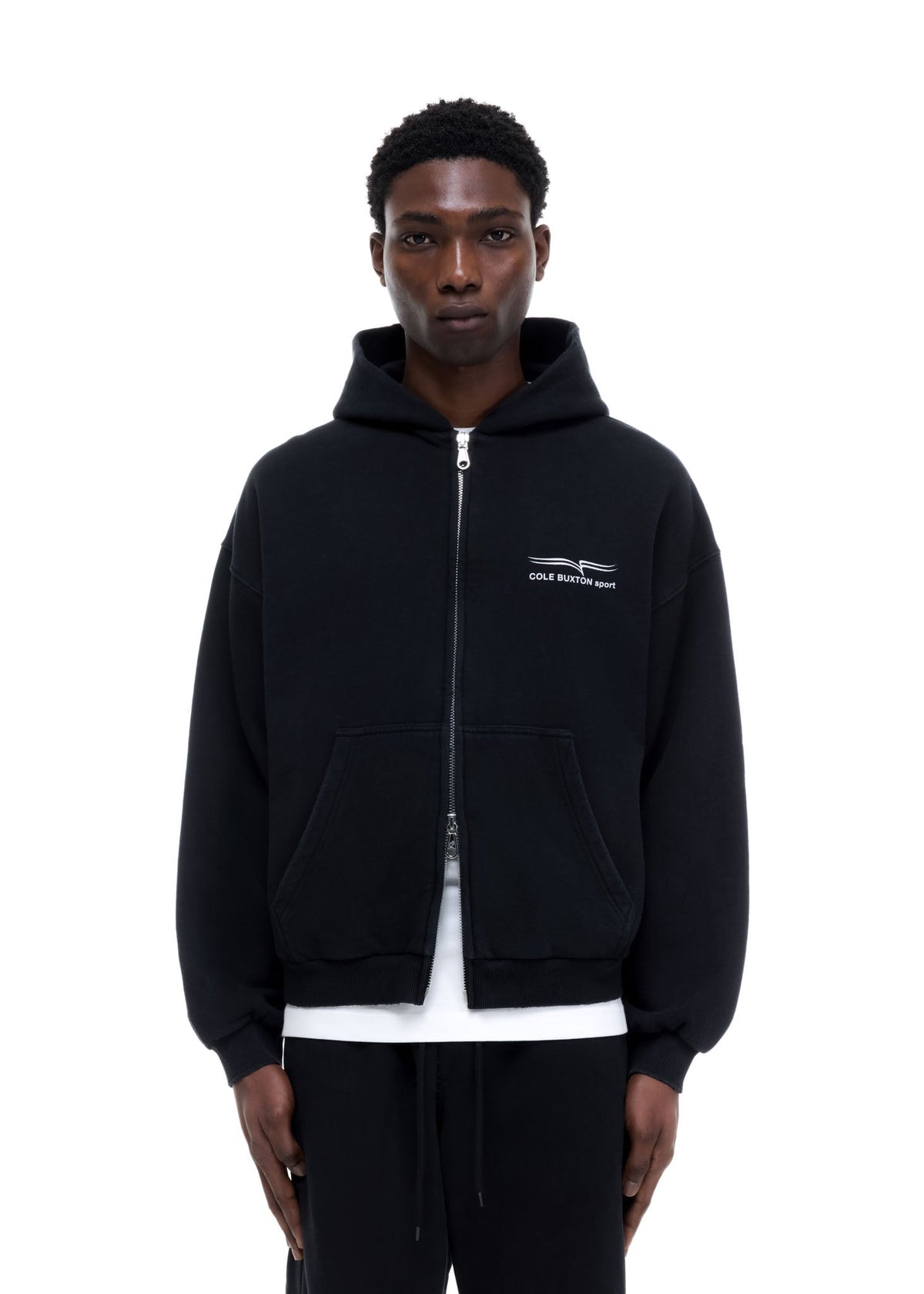 Cole buxton sport zipped hoodie