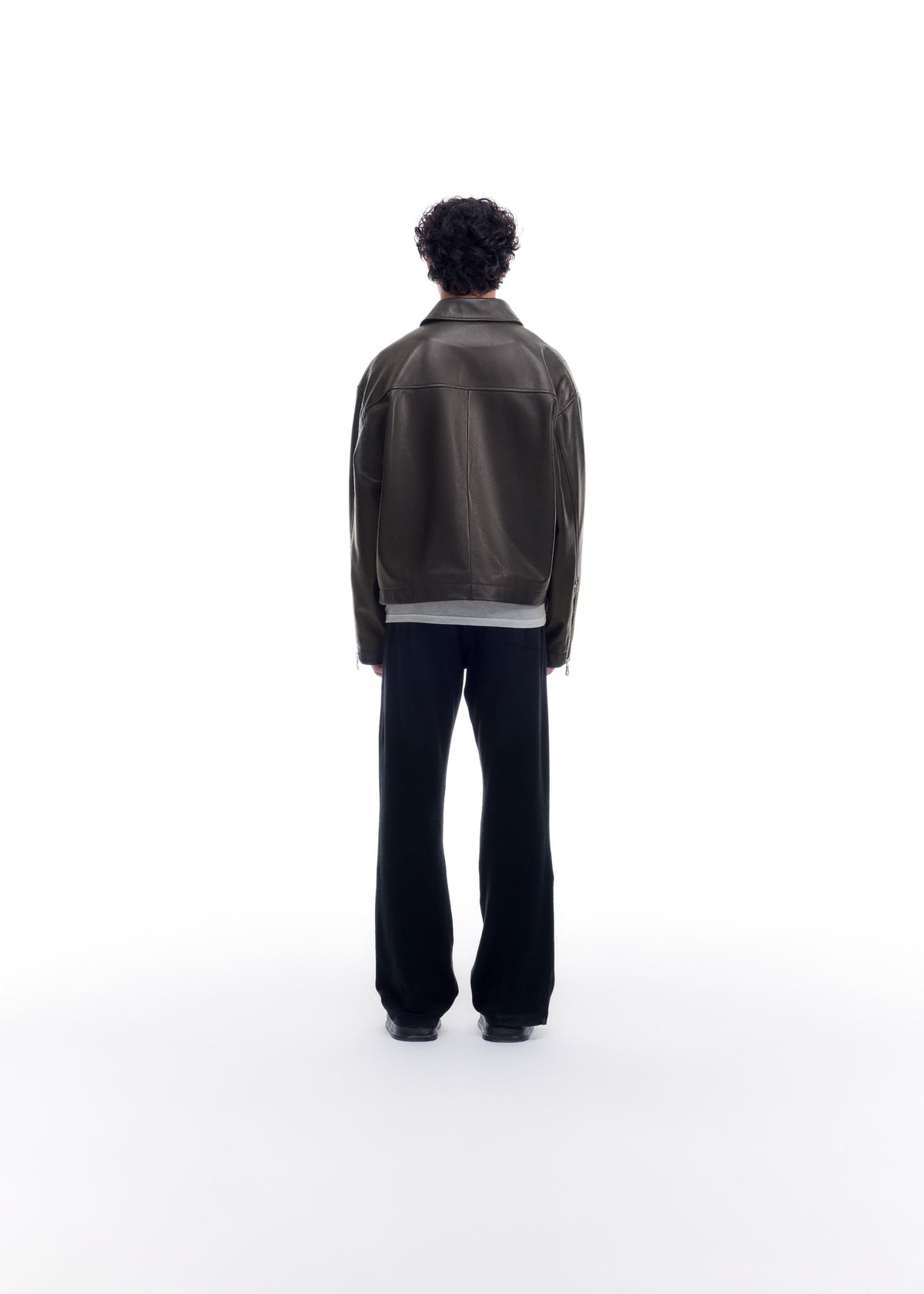 Light lamb leather jacket