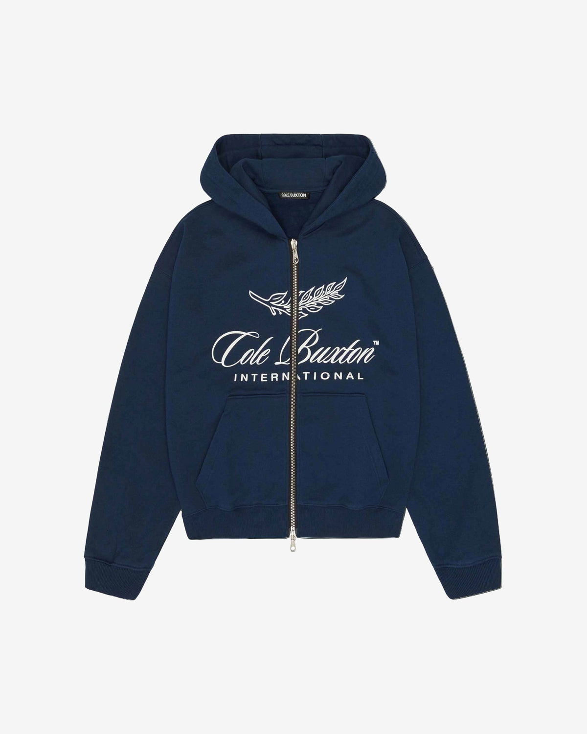 International zipped hoodie